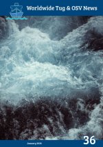 Обложка журнала Worldwide Tug & OSV о буксирах и судах обеспечения, выпуск 36