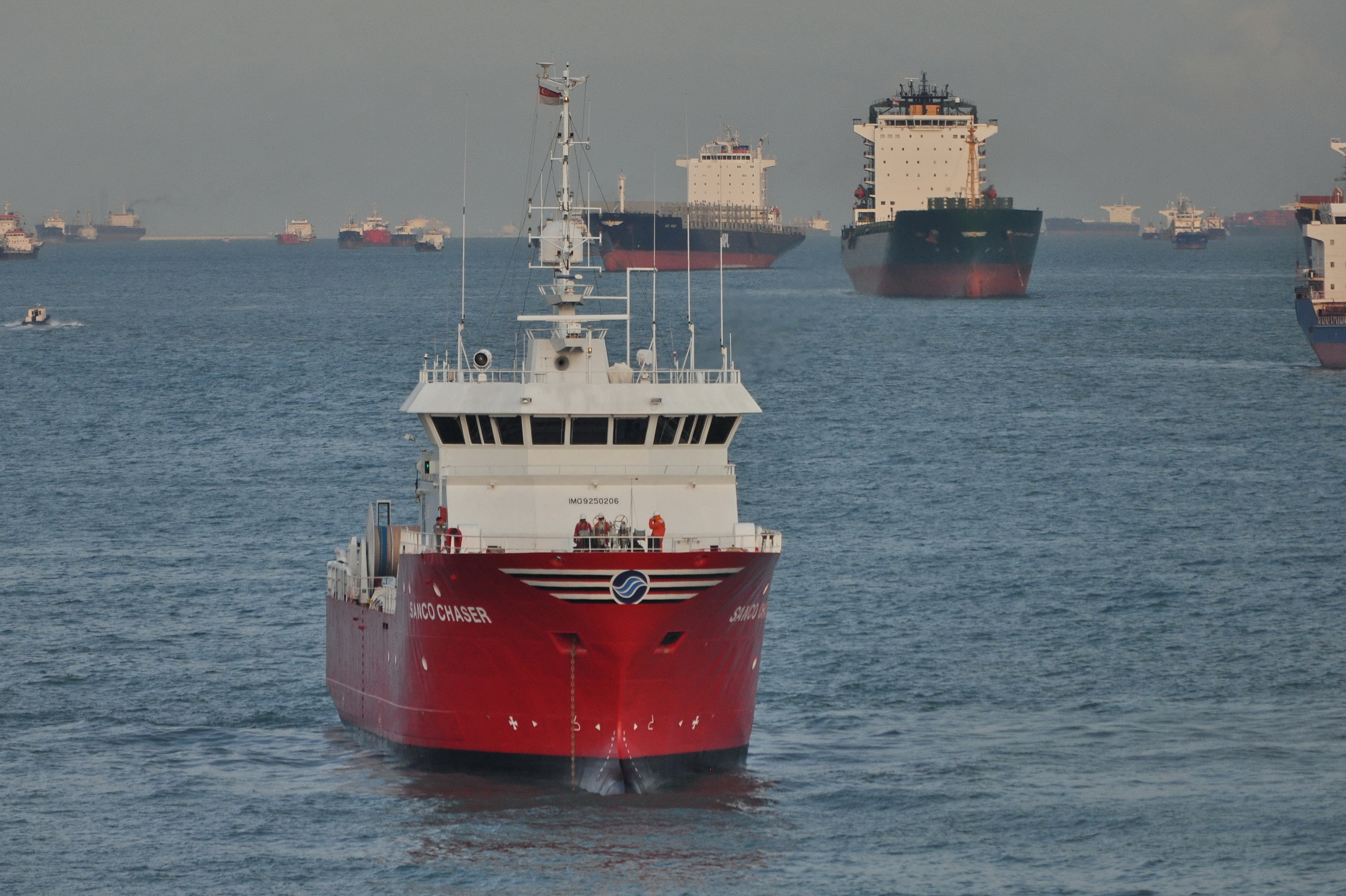 SANCO CHASER at anchor